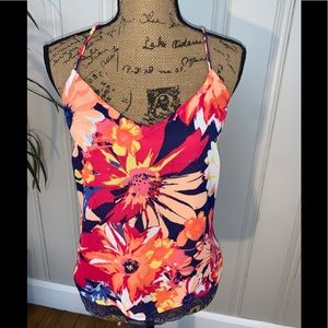 Bebe floral top! Pretty colors